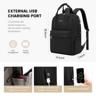 Foto 3 | Foto 3 | Mochila para Laptop Lovevook 15.6 Pulgadas - Venta Internacional