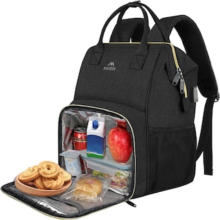 Foto 1 | Foto 1 | Mochila de Almuerzo Matein con Aislamiento y Puerto Usb Para Portátil de 15.6 Pulgadas - Venta Internacional