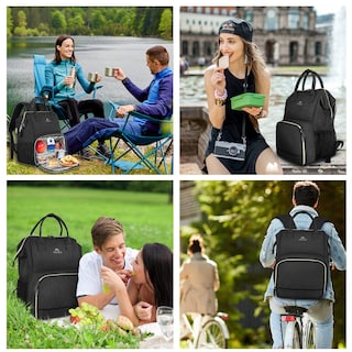 Foto 7 | Foto 7 | Mochila de Almuerzo Matein con Aislamiento y Puerto Usb Para Portátil de 15.6 Pulgadas - Venta Internacional