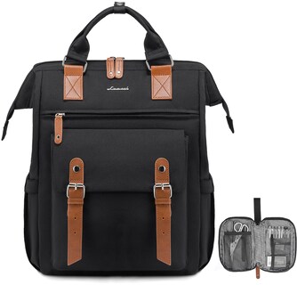 Foto 1 | Foto 1 | Mochila para Portátil Lovevook para Mujer de 15,6 Pulgadas con Puerto USB Negro - Venta Internacional