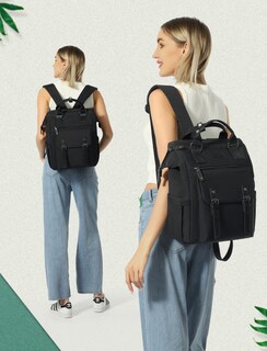 Foto 5 | Foto 5 | Mochila para Portátil Lovevook para Mujer de 15,6 Pulgadas con Puerto USB Negro - Venta Internacional