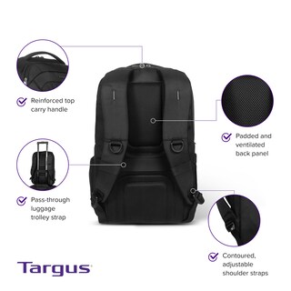 Foto 6 | Foto 6 | Mochila Targus Legend Iq para Laptop 16 Pulgadas Negro - Venta Internacional