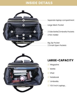 Foto 4 | Foto 4 | Mochila Para Portátil Lovevook Para Mujer De 15.6 Pulgadas Resistente Al Agua - Venta Internacional.