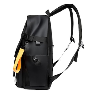 Foto 2 | Foto 2 | Mochila Para Laptop Impermeable Lab.g, Bolsa Negro Detalles Naranja