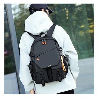Foto 3 | Foto 3 | Mochila Para Laptop Impermeable Lab.g, Bolsa Negro Detalles Naranja