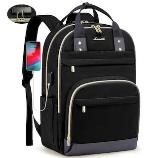 Foto 1 | Foto 1 | Mochila Para Portátil Lovevook Para Mujer/hombre De 15.6 Pulgadas, Negro Y Gris - Venta Internacional.