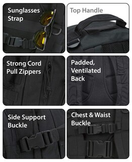 Foto 3 | Foto 3 | Mochila Rockland Military Tactical Para Portátil De Hasta 17 Pulgadas - Venta Internacional.