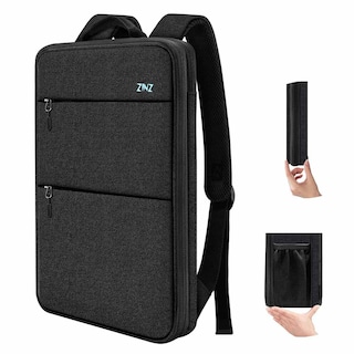 Foto 1 | Foto 1 | Mochila Para Portátil Zinz Delgada Y Ampliable De 15 A 16 Pulgadas Con Puerto Usb - Venta Internacional.