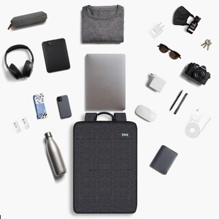 Foto 5 | Foto 5 | Mochila Para Portátil Zinz Delgada Y Ampliable De 15 A 16 Pulgadas Con Puerto Usb - Venta Internacional.