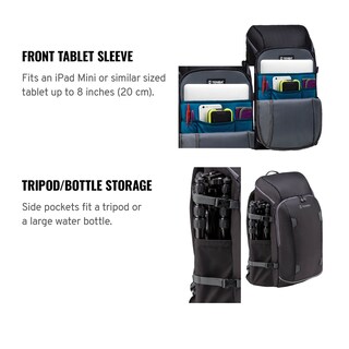 Foto 6 | Foto 6 | Mochila Tenba Solstice De 24 Litros Para 1-2 Cámaras Réflex Digitales Con 5-7 Lentes, Color Negro - Venta Internacional.
