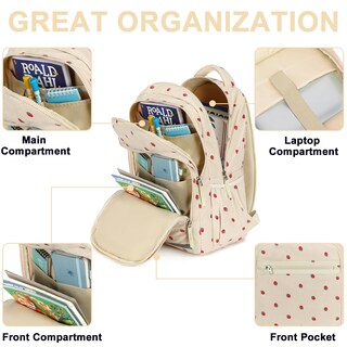 Foto 4 | Foto 4 | Mochila Bluboon Para Mujer Con Puerto Usb Para Portátil De 15 6 Pulgadas - Venta Internacional.