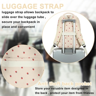 Foto 6 | Foto 6 | Mochila Bluboon Para Mujer Con Puerto Usb Para Portátil De 15 6 Pulgadas - Venta Internacional.