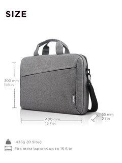 Foto 7 | Foto 7 | Maletín para Laptop 15.6 Pulgadas Lenovo Gris-Venta Internacional