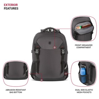 Foto 3 | Foto 3 | Mochila Swissgear Civic Pro Para Portátil 16'' Gris - Venta Internacional.