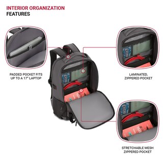 Foto 4 | Foto 4 | Mochila Swissgear Civic Pro Para Portátil 16'' Gris - Venta Internacional.