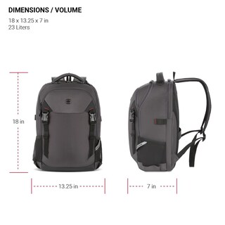 Foto 5 | Foto 5 | Mochila Swissgear Civic Pro Para Portátil 16'' Gris - Venta Internacional.