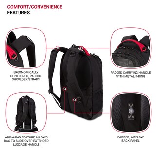Foto 4 | Foto 4 | Mochila Para Portátil Swissgear Cecil 5505 Camo Noir 16'' - Venta Internacional.