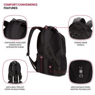 Foto 2 | Foto 2 | Mochila Para Portátil Swissgear Cecil 5505 Black Hex 16 - Venta Internacional.
