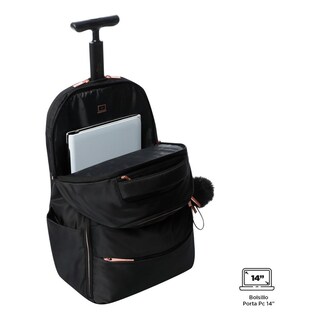 Foto 5 | Foto 5 | Mochila con Ruedas Totto Negra
