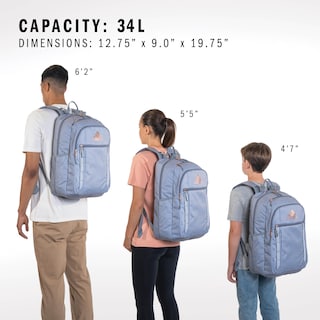 Foto 6 | Foto 6 | Mochila Adidas Excel Para Hombre Y Mujer  7 Litros  Gris Y Azul Mineral - Venta Internacional.