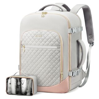 Foto 1 | Foto 1 | Mochila De Viaje Lovevook Para Mujer Portátil De 17 3'' Gris-rosa - Venta Internacional.