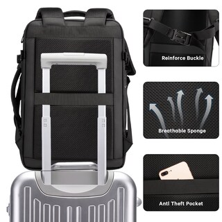 Foto 7 | Foto 7 | Mochila Bange De 35 L Ampliable Para Portátil De 17 3 Pulgadas  Para Hombre - Venta Internacional.