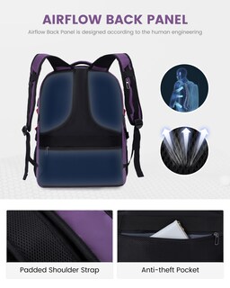 Foto 4 | Foto 4 | Mochila Lovevook Para Portátil De Viaje Impermeable Antirrobo 45 L - Venta Internacional.