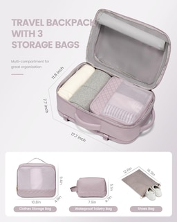 Foto 2 | Foto 2 | Mochila De Viaje Lovevook Para Portátil De Mujer De 15 6 Pulgadas Con Cubos De Embalaje - Venta Internacional.