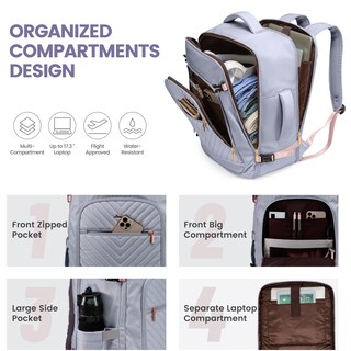 Foto 4 | Foto 4 | Mochila De Viaje Lovevook Grande Para Mujer Con Cubos De Embalaje - Venta Internacional.