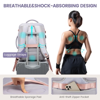 Foto 7 | Foto 7 | Mochila De Viaje Lovevook Grande Para Mujer Con Cubos De Embalaje - Venta Internacional.