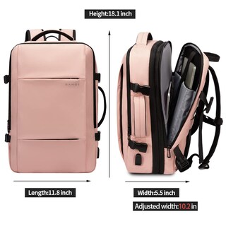 Foto 5 | Foto 5 | Mochila De Viaje Bange 35l Para Mujer Con Puerto De Carga Usb - Venta Internacional.