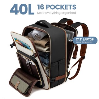 Foto 2 | Foto 2 | Mochila De Viaje Lovevook De 40 Litros Para Mujer Con Compartimento Para Portátil De 17 Pulgadas - Venta Internacional.