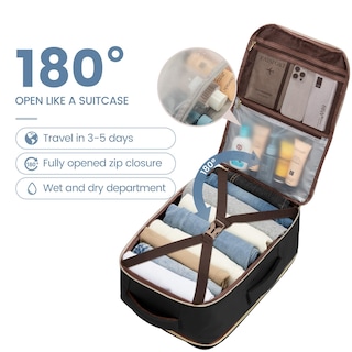Foto 3 | Foto 3 | Mochila De Viaje Lovevook De 40 Litros Para Mujer Con Compartimento Para Portátil De 17 Pulgadas - Venta Internacional.