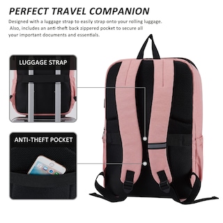 Foto 5 | Foto 5 | Mochila Para Portátil Maxtop Deep Storage Con Usb De 17 Pulgadas Resistente Al Agua - Venta Internacional.