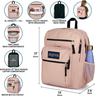 Foto 2 | Foto 2 | Mochila Jansport Big Fluttering Fields Para Portátil De 15 Pulgadas - Venta Internacional.