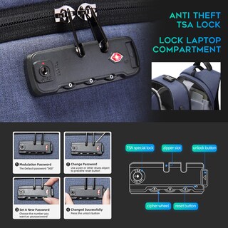 Foto 3 | Foto 3 | Mochila Bange Para Hombre Y Mujer Portátil De 15 6 Pulgadas Resistente Al Agua - Venta Internacional.