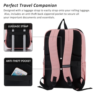 Foto 4 | Foto 4 | Mochila Para Portátil Maxtop Bookbag Con Puerto De Carga Usb De 17 Pulgadas - Venta Internacional.