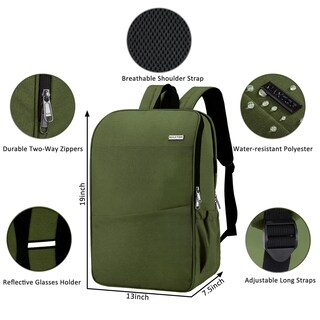 Foto 6 | Foto 6 | Mochila Para Portátil Maxtop Deep Storage Con Usb De 17 Pulgadas Resistente Al Agua - Venta Internacional.