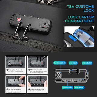 Foto 4 | Foto 4 | Mochila Bange De Viaje Ligera E Impermeable De 32 Litros Para 15.6 - Venta Internacional.