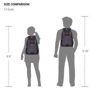 Foto 6 | Foto 6 | Mochila Para Portátil Swissgear Cecil 5505 Gris Oscuro/negro 18'' - Venta Internacional.