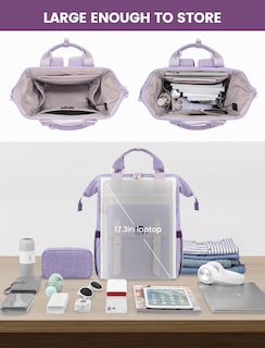Foto 3 | Foto 3 | Mochila Lovevook Para Portátil De Mujer De 17 Pulgadas Con Bolsillos Y Correa - Venta Internacional.