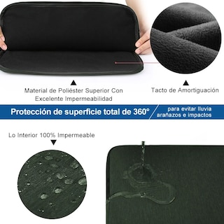 Foto 3 | Foto 3 | Funda para Laptop 15.6'' Pulgadas color Verde