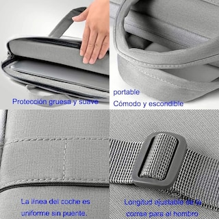 Foto 3 | Foto 3 | Maletín Porta Laptop 15.6'' Pulgadas Malubero color Negro