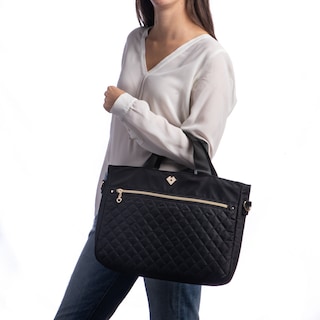 Foto 6 | Foto 6 | Bolsa Tote para Laptop LuckyLy Jessy color Negro hasta 15.6 Pulgadas de Mujer