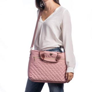 Foto 5 | Foto 5 | Bolsa Tote para Laptop LuckyLy Jessy color Rosa hasta 15.6 Pulgadas de Mujer