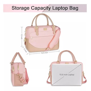 Foto 2 | Foto 2 | Maletín Bolsa Para Laptop Dama Eo Safe Imports Esi-15729 Rosa