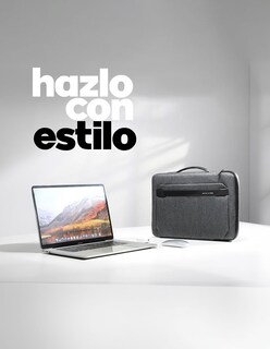 Foto 4 | Foto 4 | Maletín Para Laptop De 15.6'' Mark Ryden Modelo Mr19d-37 Color Gris Repelente Al Agua