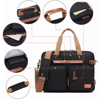 Foto 3 | Foto 3 | Maletín Bolso Mensajero 3 En 1 Para Laptop Eo Safe Imports Esi-12476-1 Multicolor