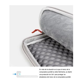 Foto 4 | Foto 4 | Bolsa Protectora Impermeable Para Laptop De 15.6 Pulgadas Gris Belug