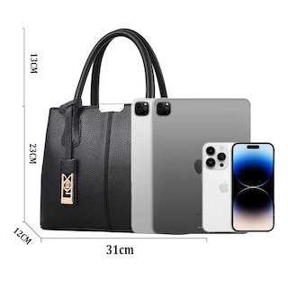 Foto 3 | Foto 3 | Bolso Impermeable Elegante Dama Para Laptop Eo Safe Imports Esi-19110 Negro